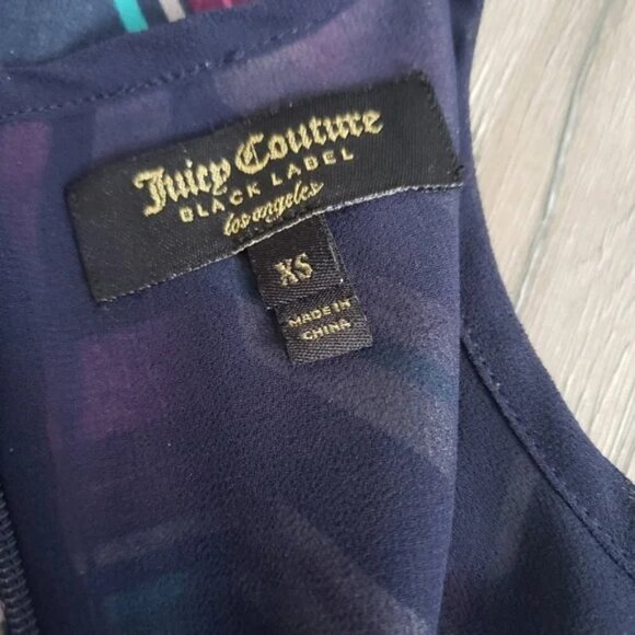 Juicy Couture Black Label Women's XS Colourful Geo Abstract Peasant Maxi Dress - Picture 15 of 16